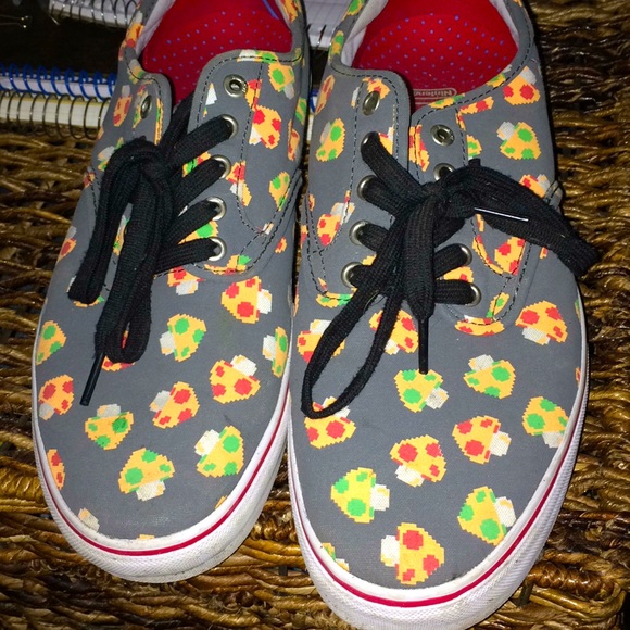 Vans Other - Nintendo Mushroom Vans size 10.5